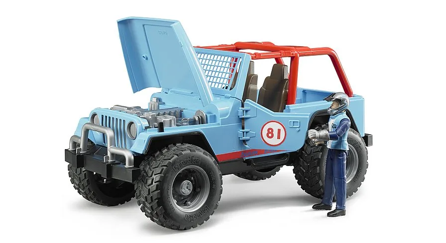 Blick unter die Haube: Detaillierter Motorblock des Bruder Offroad Racers