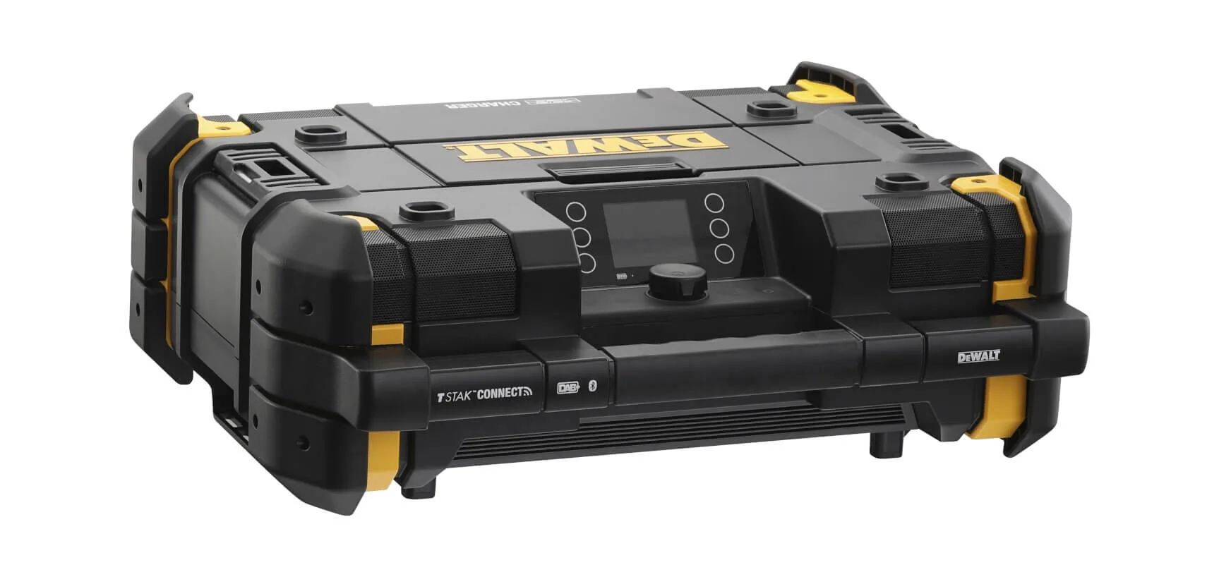 DeWalt DWST1-81078 TSTAK Baustellenradio in Schwarz-Gelb mit Ladefunktion