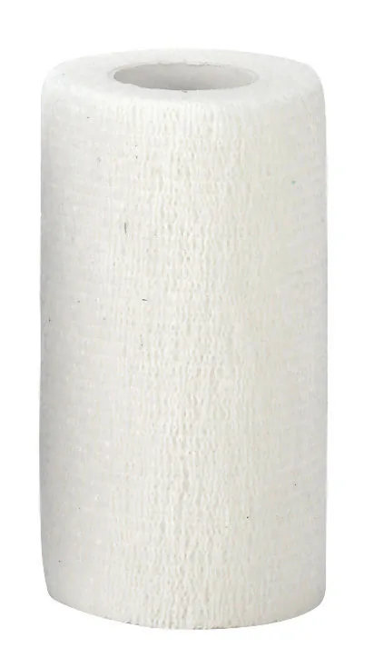 Kerbl EquiLastic selbsthaftende Bandage in Weiß, 10 cm breit, für die Klauen- und Hufpflege