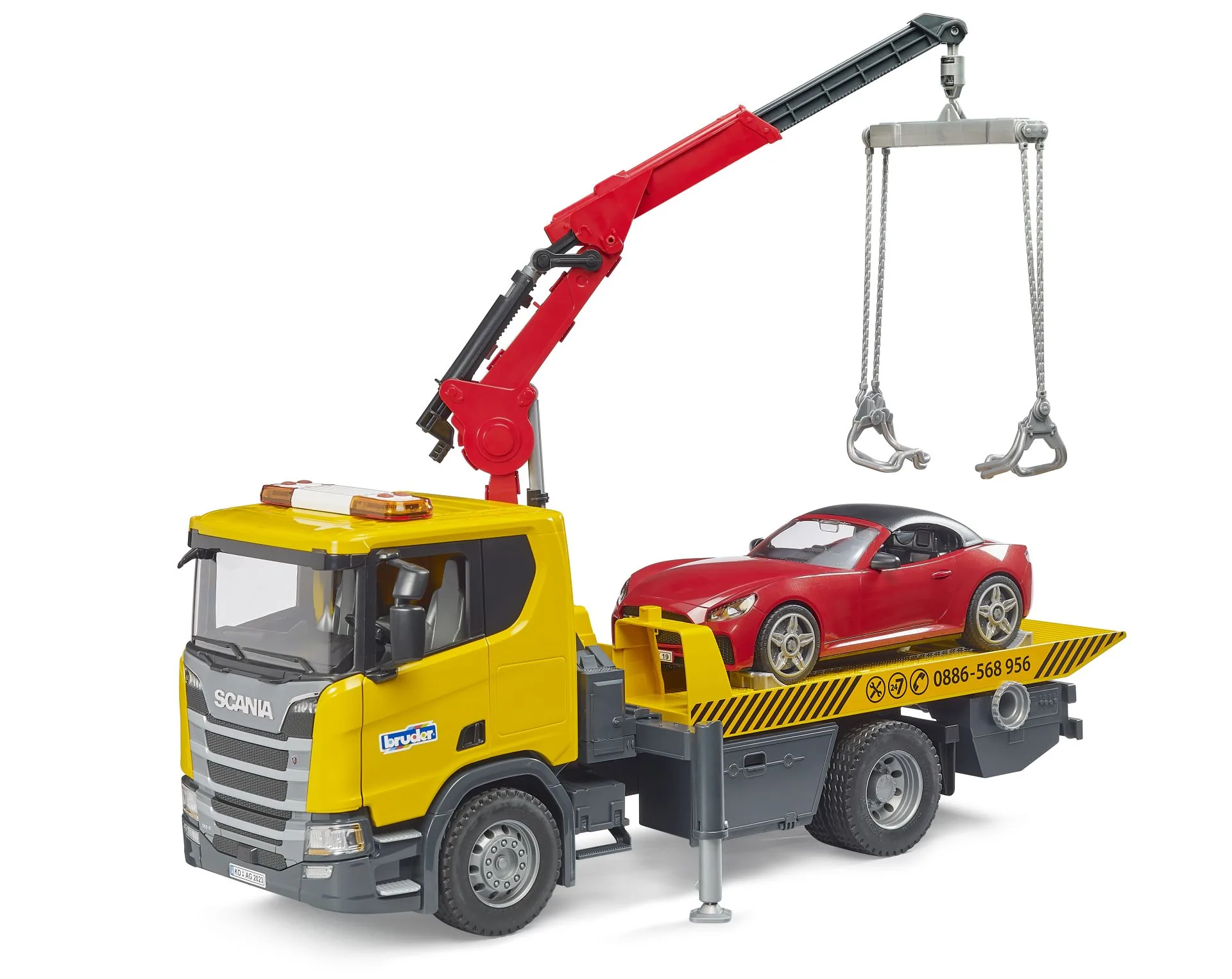 Bruder 03552 Scania Super 560R Abschlepp-LKW, Produktbild