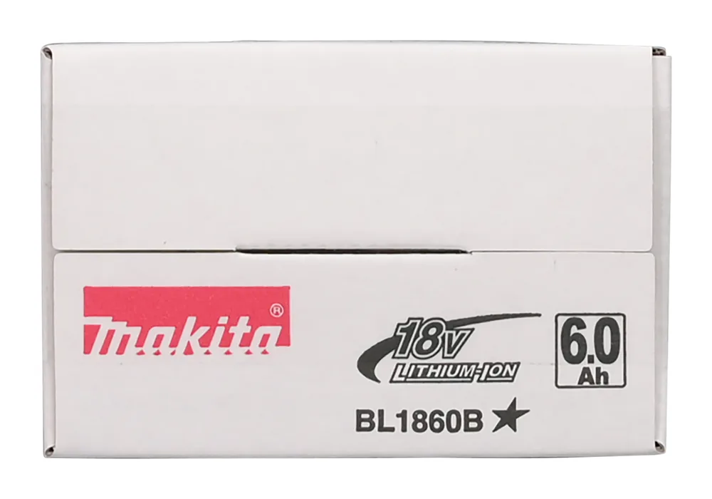 Verpackungskarton des Makita 197422-4 Akkus in der Frontansicht