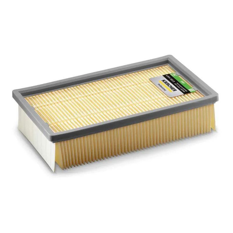 Kärcher Flachfaltenfilter Dry mit gelbem Faltenbalg für NT-Sauger