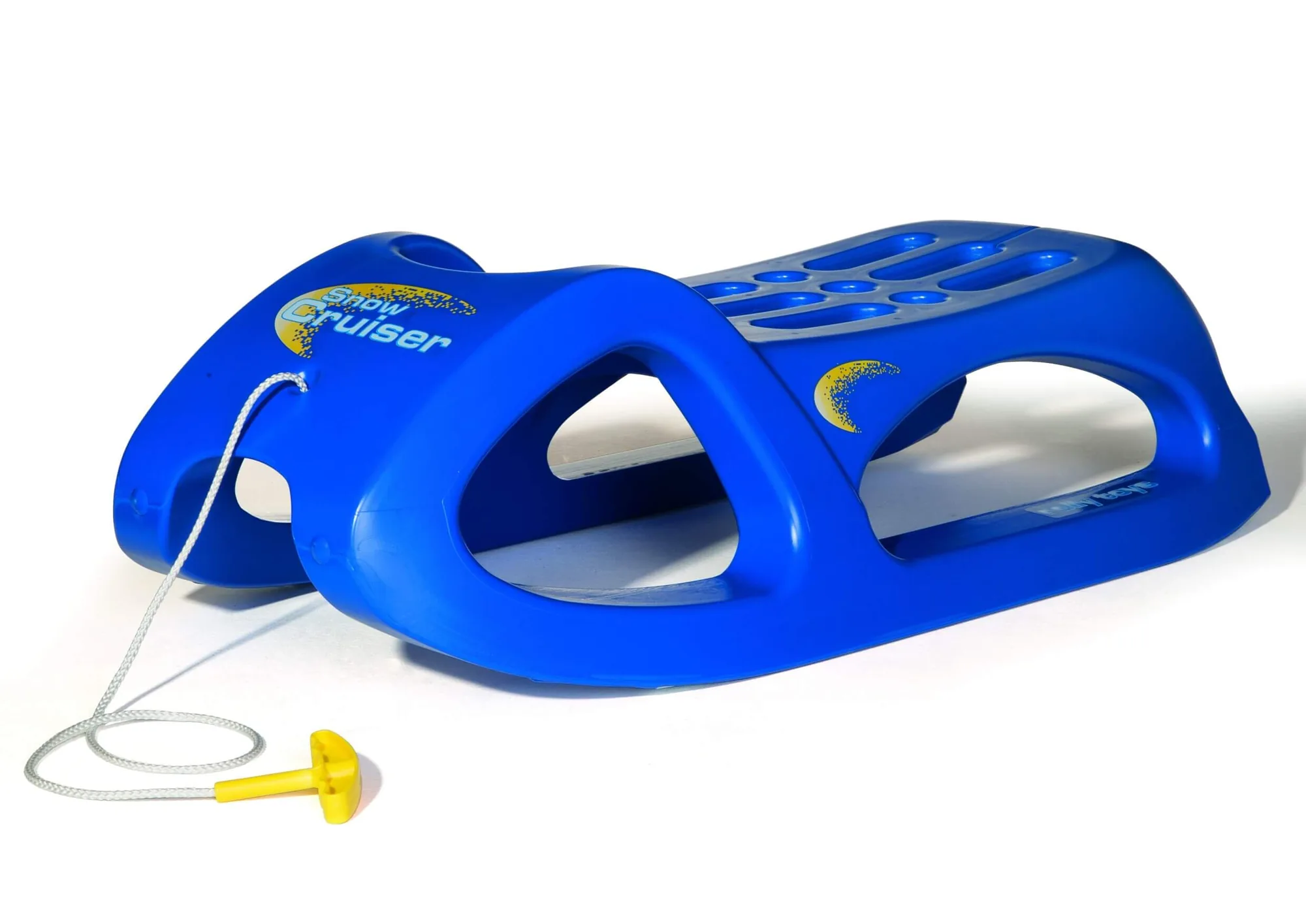 Rolly Toys rollySnow Cruiser in Blau, stabiler Kinderschlitten mit Zugleine ab 3 Jahren