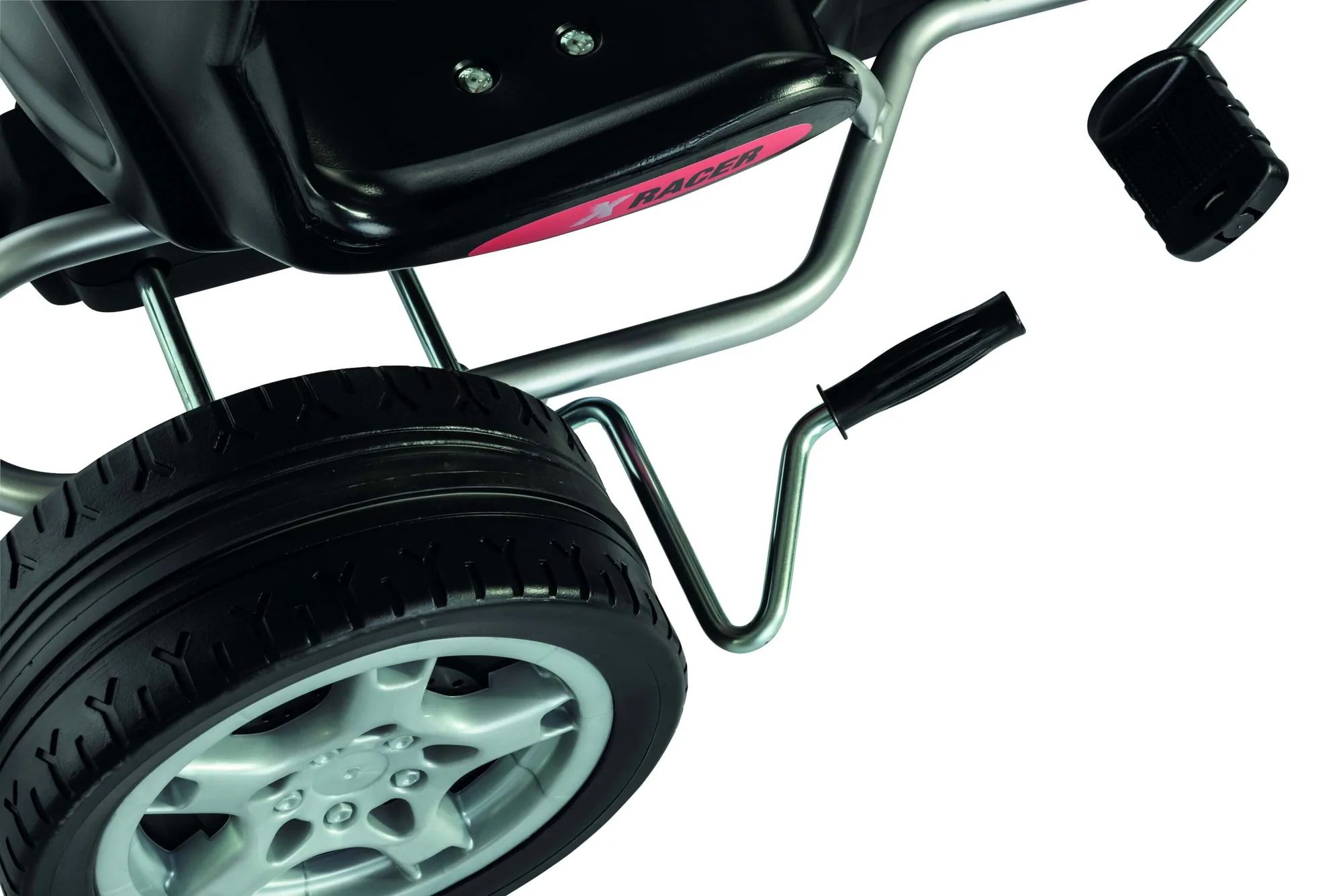 Ferbedo GoKart X-Racer 104000 mit Handbremse und Hinterrad im Detail