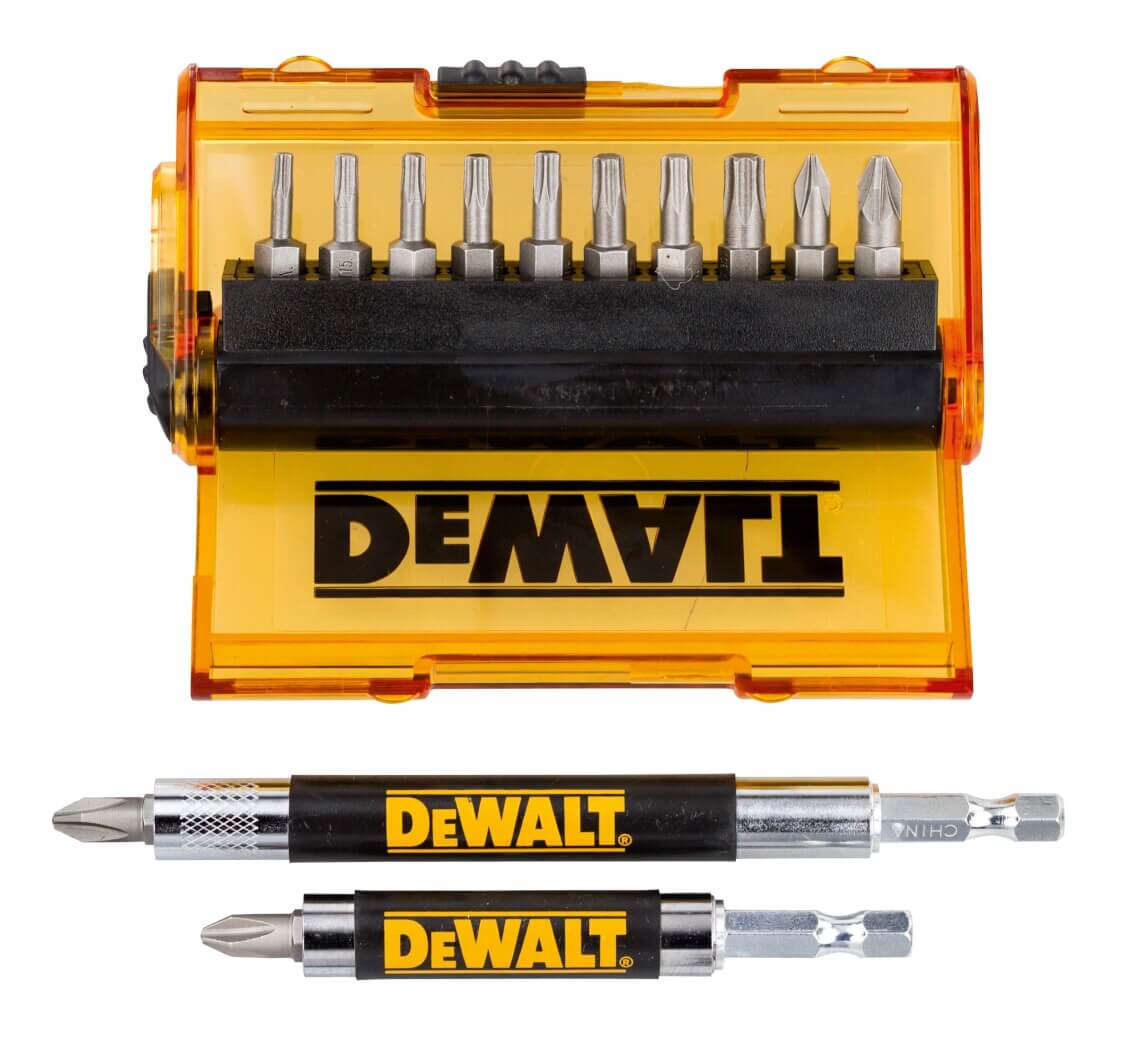 DeWalt DT71570 14-teiliges Schrauberbit-Set mit zwei Bithaltern – Präzision und Vielseitigkeit für Ihre Projekte