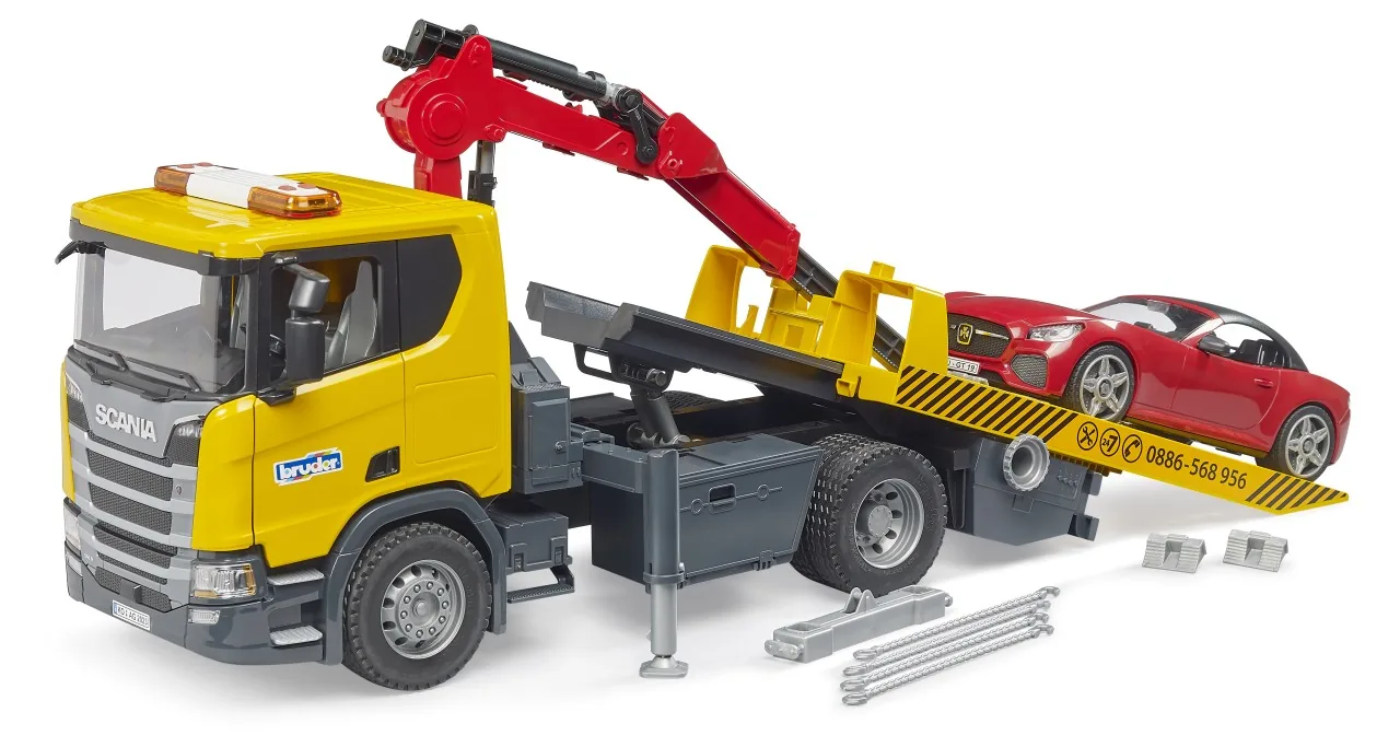 Bruder 03552 Scania Super 560R Abschlepp-LKW, Produktbild