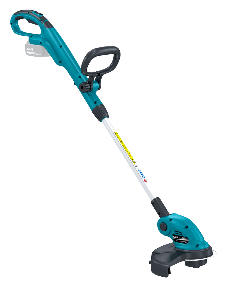 Makita DUR181Z – 18V Akku-Rasentrimmer mit 26 cm Schnittbreite und verstellbarem Teleskopschaft