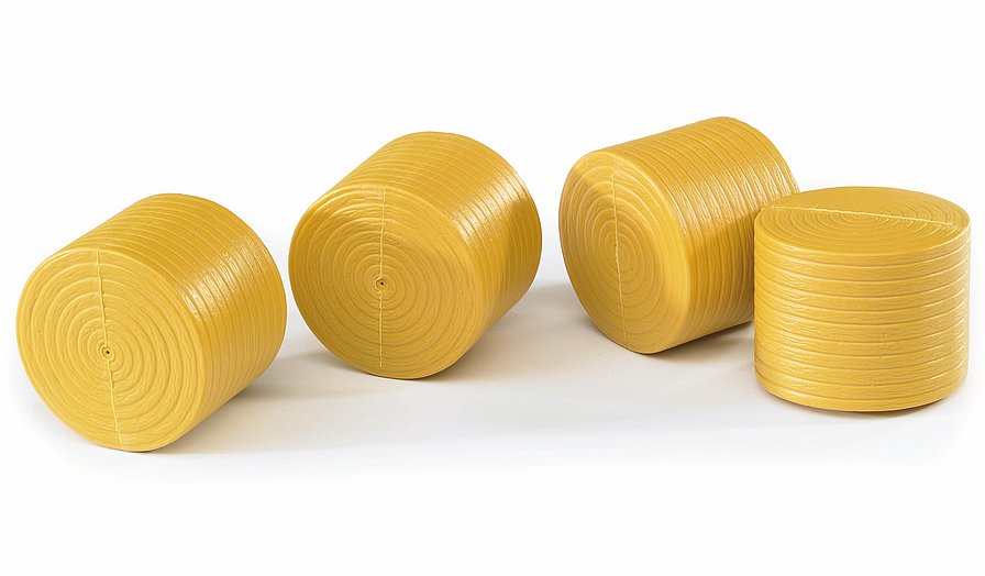 BRUDER 4er-Set runde Heuballen – Zubehör für CLAAS Rollant 250 Ballenpresse, Spielzeug ab 3 Jahren BRUDER 4er-Set runde Heuballen – Zubehör für CLAAS Rollant 250 Ballenpresse, Spielzeug ab 3 Jahren