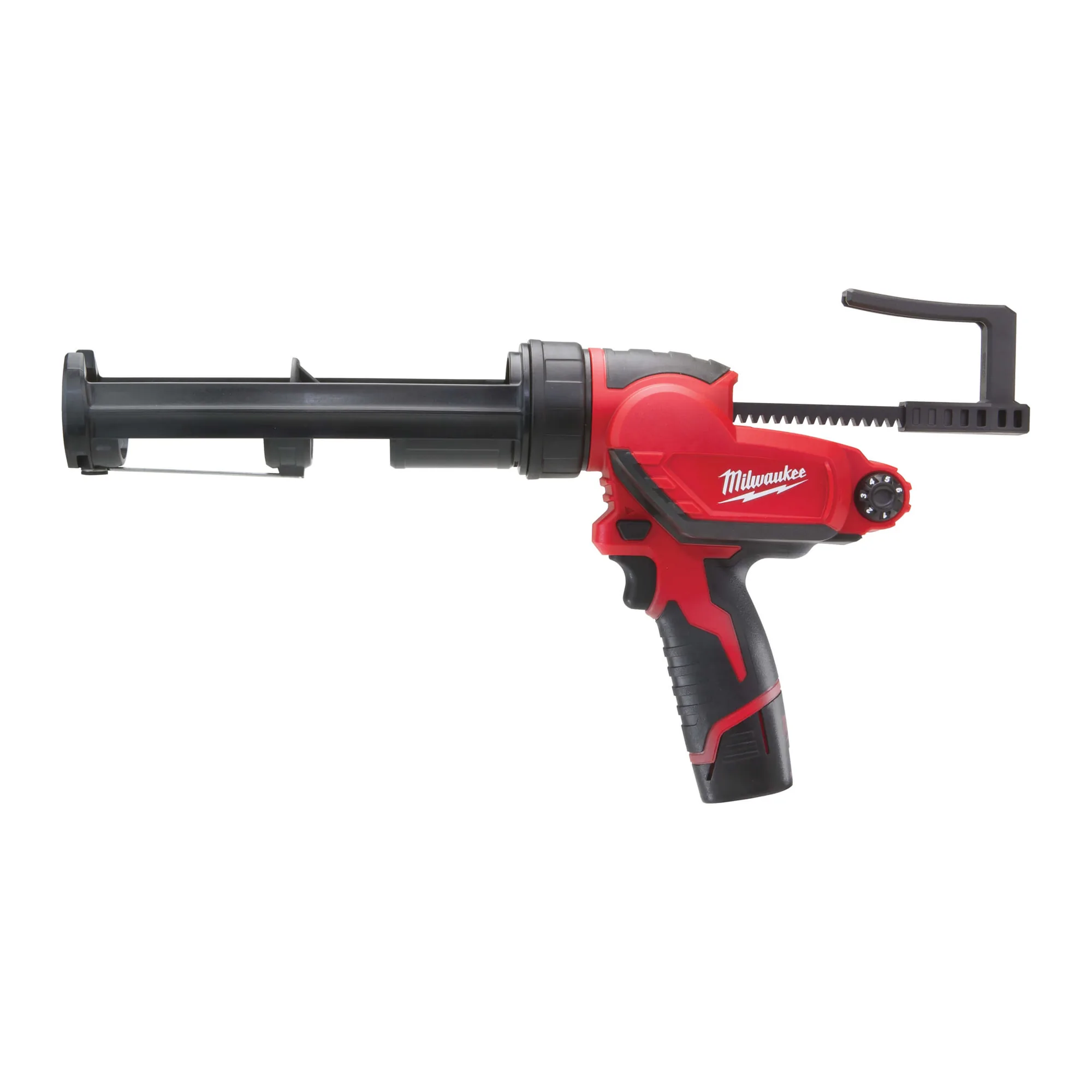 Milwaukee M12 PCG Akku-Kartuschenpresse in Rot-Schwarz