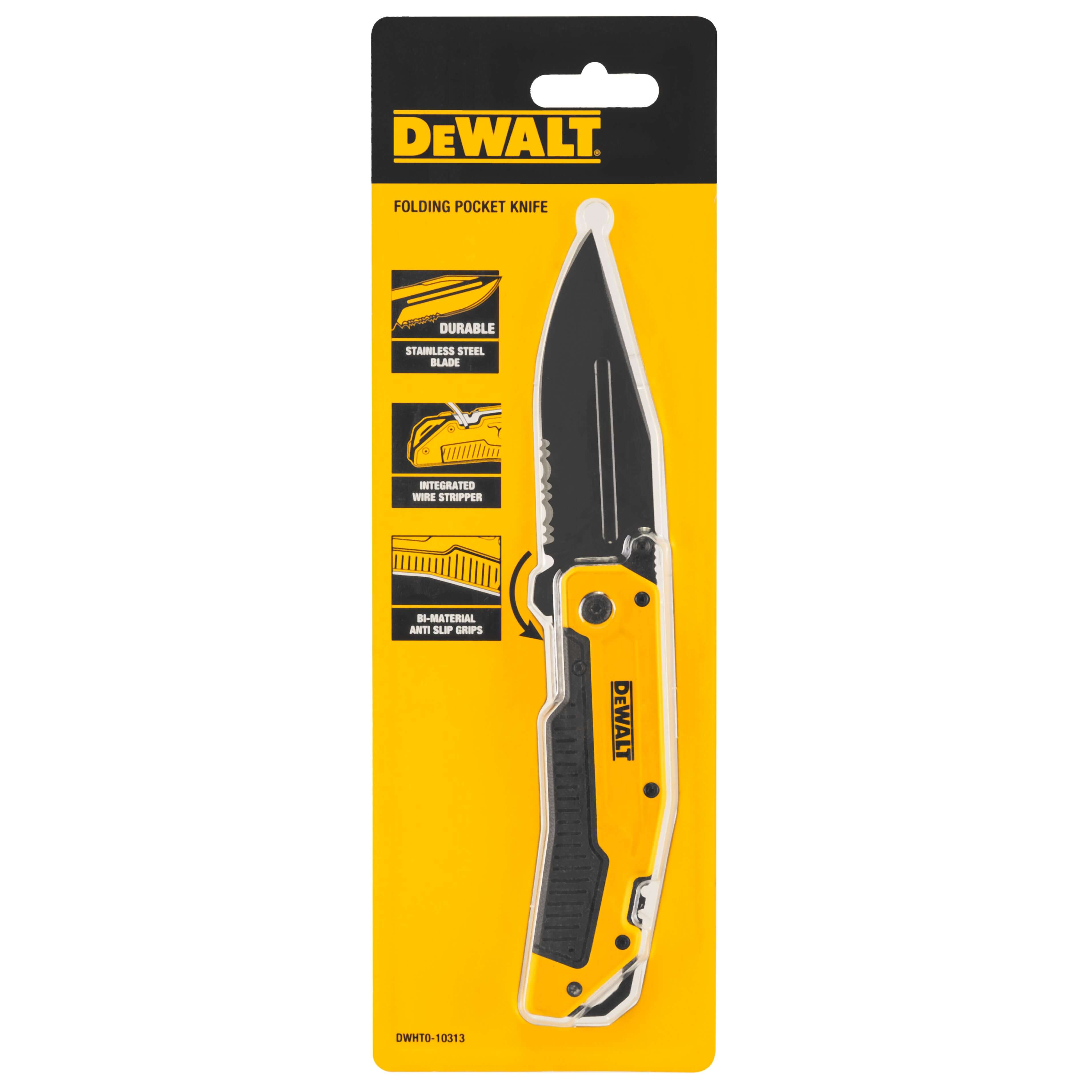 DeWalt DWHT0-10313 Premium Klappmesser – Robustes Taschenmesser für präzise Schnitte