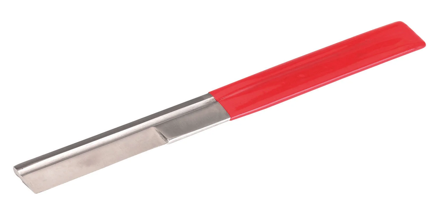 Kerbl Hauklinge 30 cm aus Stahl mit rotem Schaft
