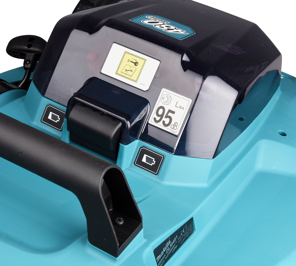 Makita DLM481Z Akku-Rasenmäher – Leistungsstark und leise für mittelgroße Rasenflächen