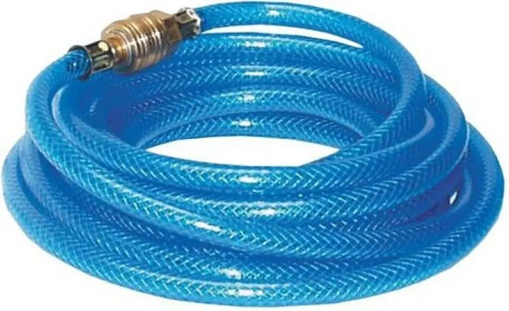 Güde Druckluftschlauch 13 mm, 10 m, blau gewebeverstärkt mit Schnellkupplung