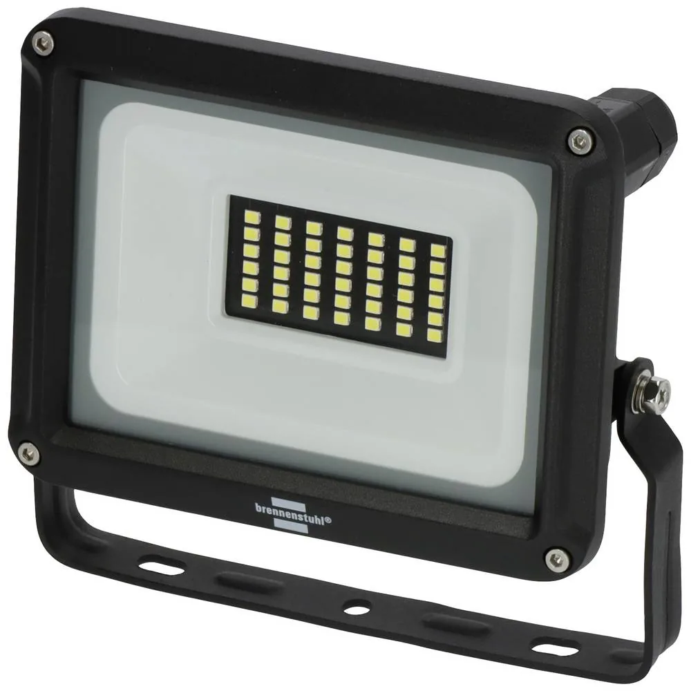 Brennenstuhl JARO 3060 LED-Außenstrahler 20 W in Schwarz mit Bügelhalterung