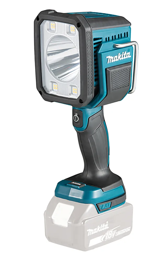 Makita LED-Akku-Handstrahler LXT in Blau-Schwarz mit Tragegriff