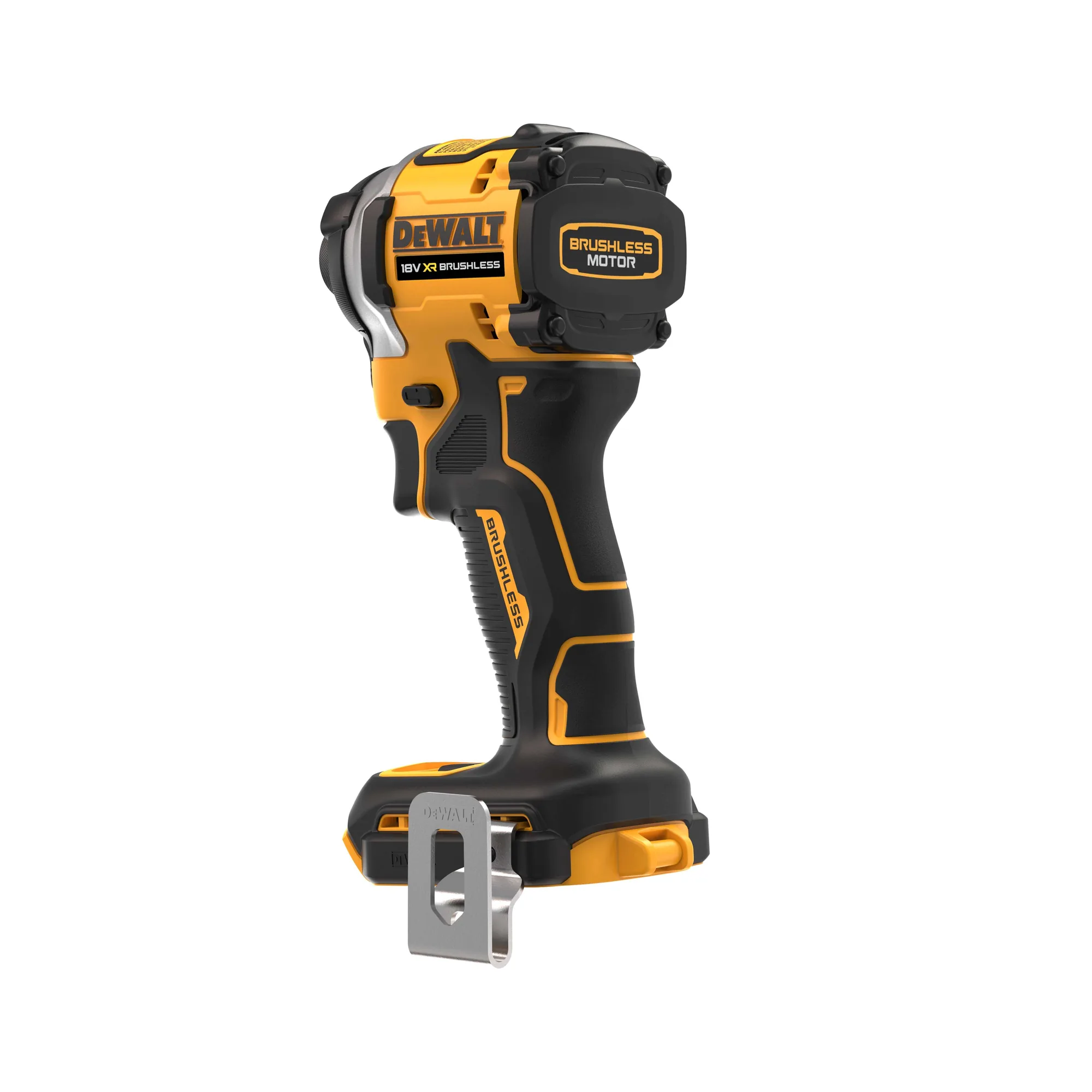 DeWalt DCF850NT Akku-Schlagschrauber, Seitenansicht freigestellt