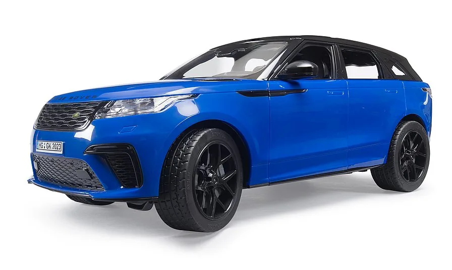 Bruder Range Rover Velar SUV in Blau mit schwarzen Felgen, Spielzeug im Maßstab 1:16