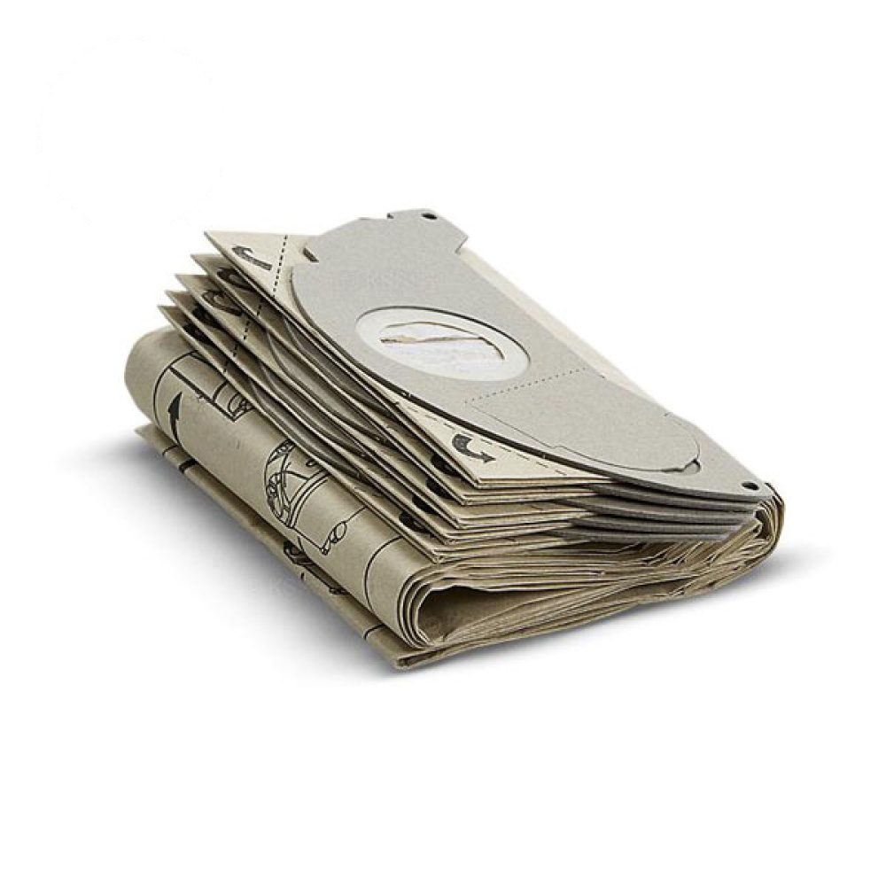 Kärcher Papierfilterbeutel 6.904-143.0 (5 Stk.) für WD 3, MV 3, SE 4001 & A 2204 – Original Zubehör
