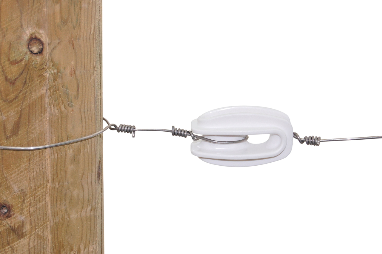 Kerbl Polyamid Abspann-Isolator - Glasfaserverstärkt, für Stahldraht, Litze und Seil - Ideal als Eck- und Spannisolator in Festzaunbau.