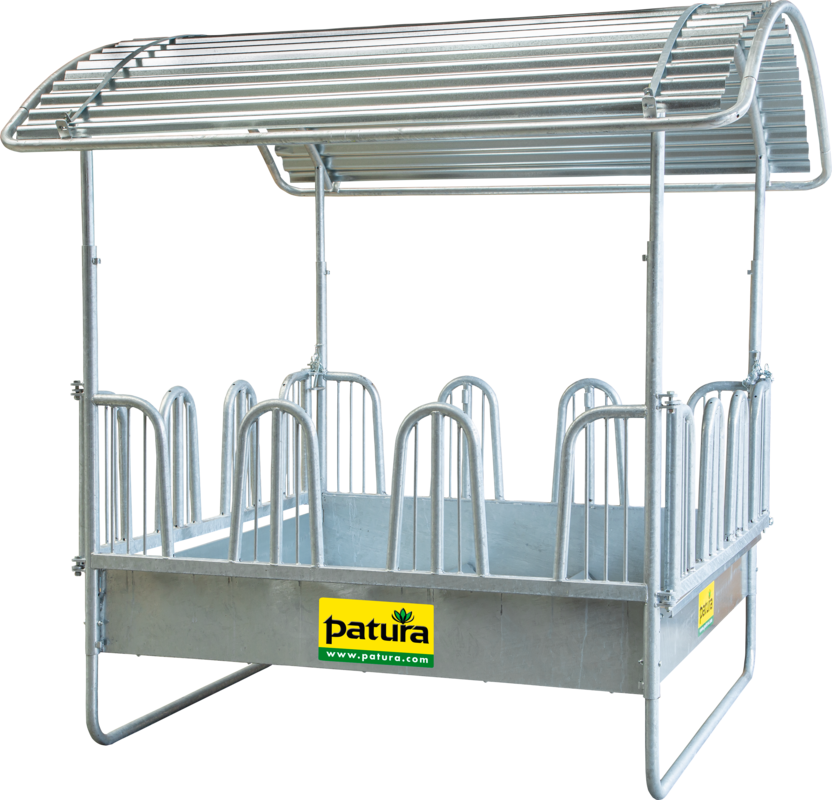 Compact-Viereckraufe,mit Sicherheits-Palisadenfressgittern,ohne Oberlenkerrohr