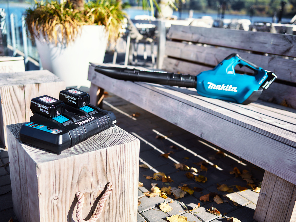 Makita DUB362Z – Leistungsstarkes 2x18V Akku-Gebläse mit bürstenlosem Motor