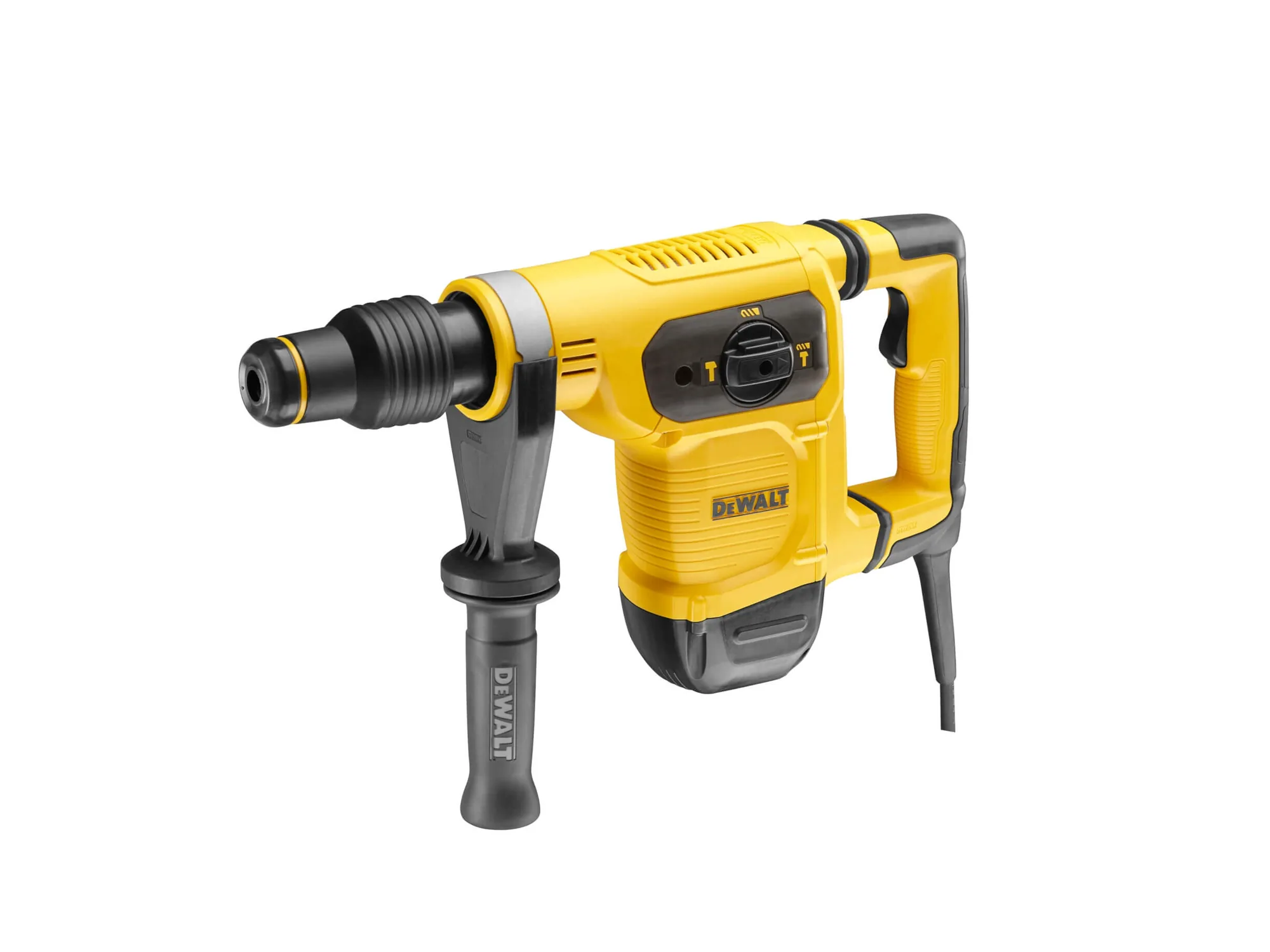 DeWalt D25481K SDS-Max Kombihammer in Gelb-Schwarz mit Zusatzhandgriff