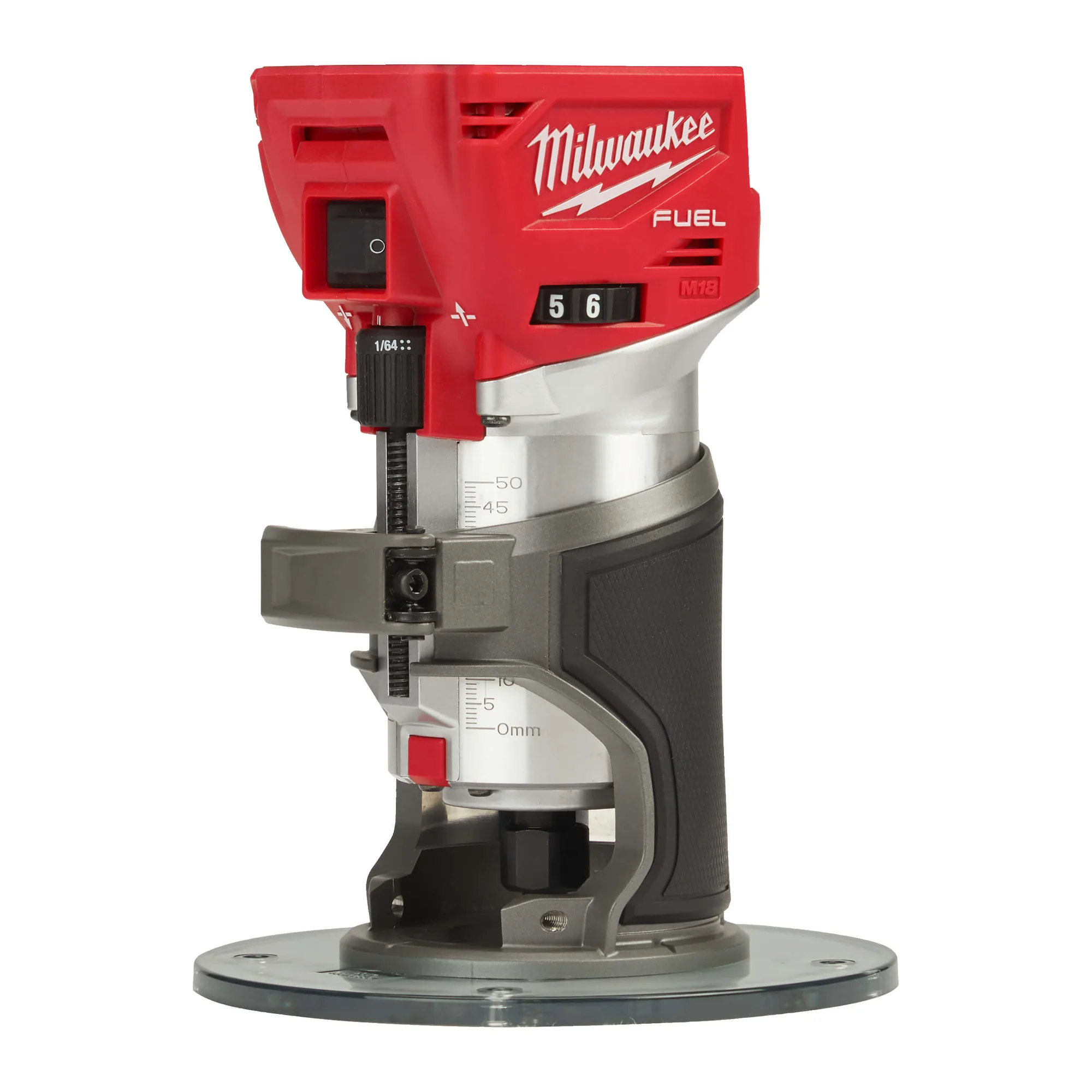 Milwaukee M18 FTR8 FUEL Akku-Kantenfräse in Rot-Schwarz