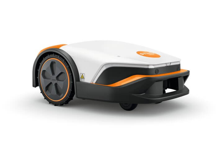 STIHL iMOW 6 Mähroboter in Weiß-Orange mit WiFi-App für Rasen bis 3.000 m²