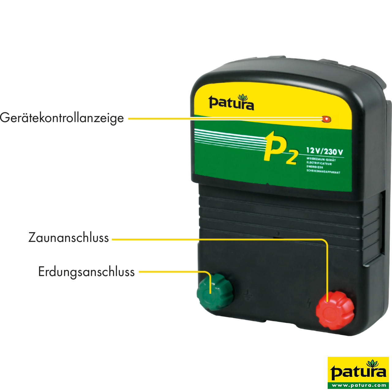 Patura P2 Kombi Weidezaungerät 230V/12V