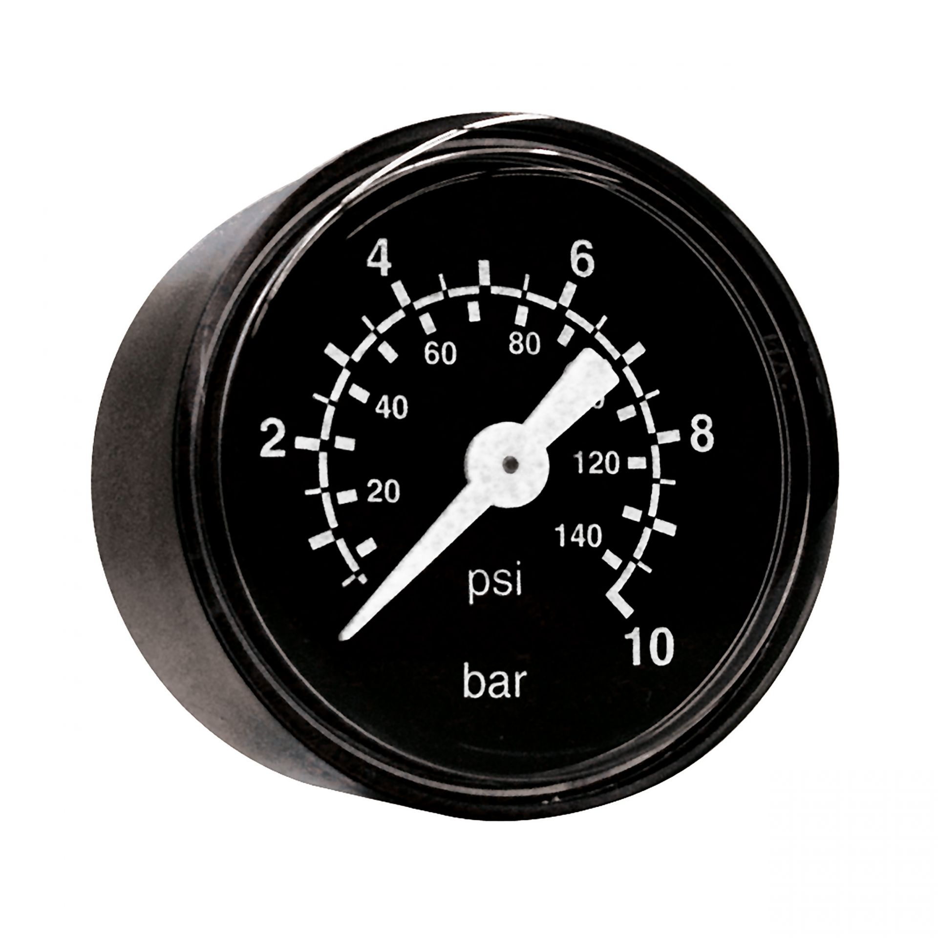 ewo Manometer Ø 40 mm | 0–16 bar | G 1/8" waagrecht | schwarz/weiß