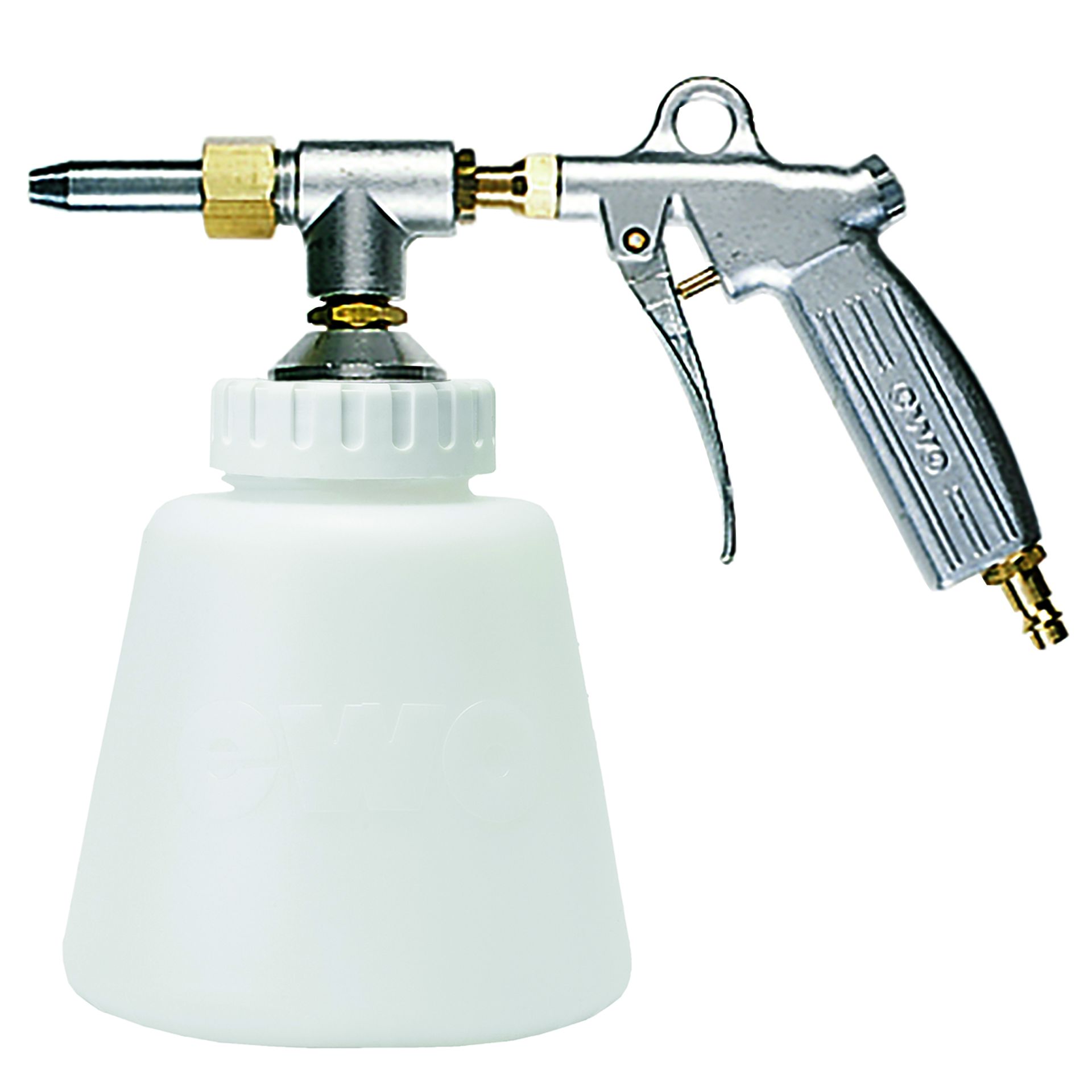 Ewo 390.12 Sandstrahlpistole – 4,0 mm gehärtete Düse | 1 Liter HDPE-Becher | Profi-Qualität bis 8 bar