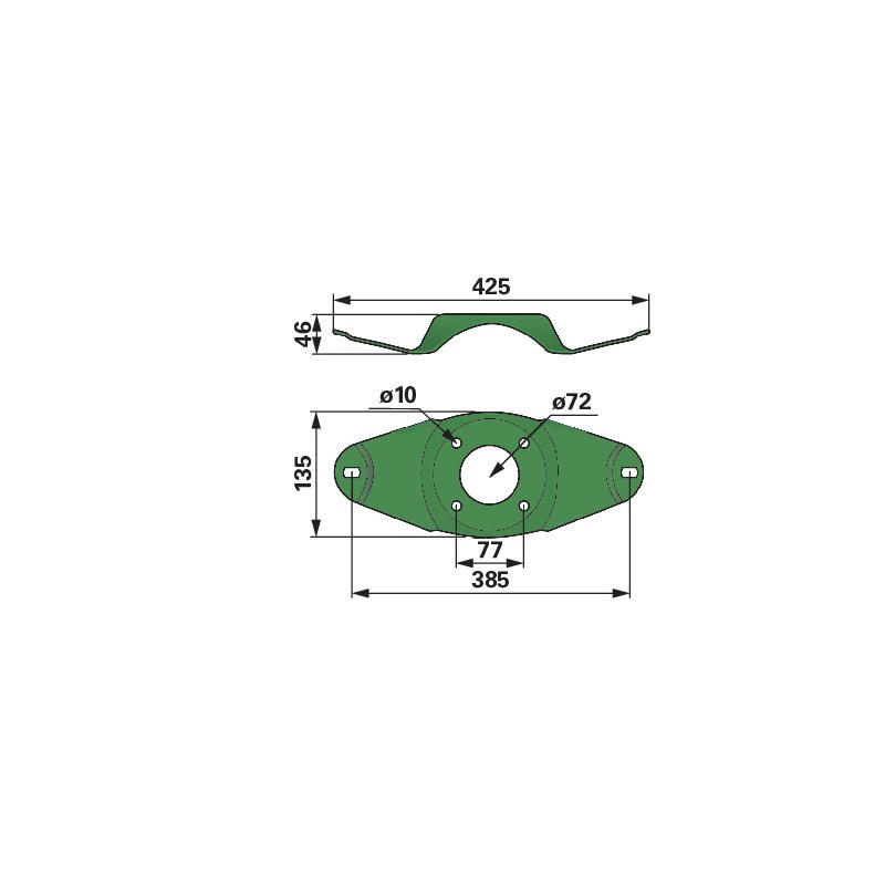 Krone Original Messerträger 200361700, 377mm – Robuste Klingenaufnahme für Scheibenmähwerke Krone Original Messerträger 200361700, 377mm – Robuste Klingenaufnahme für Scheibenmähwerke