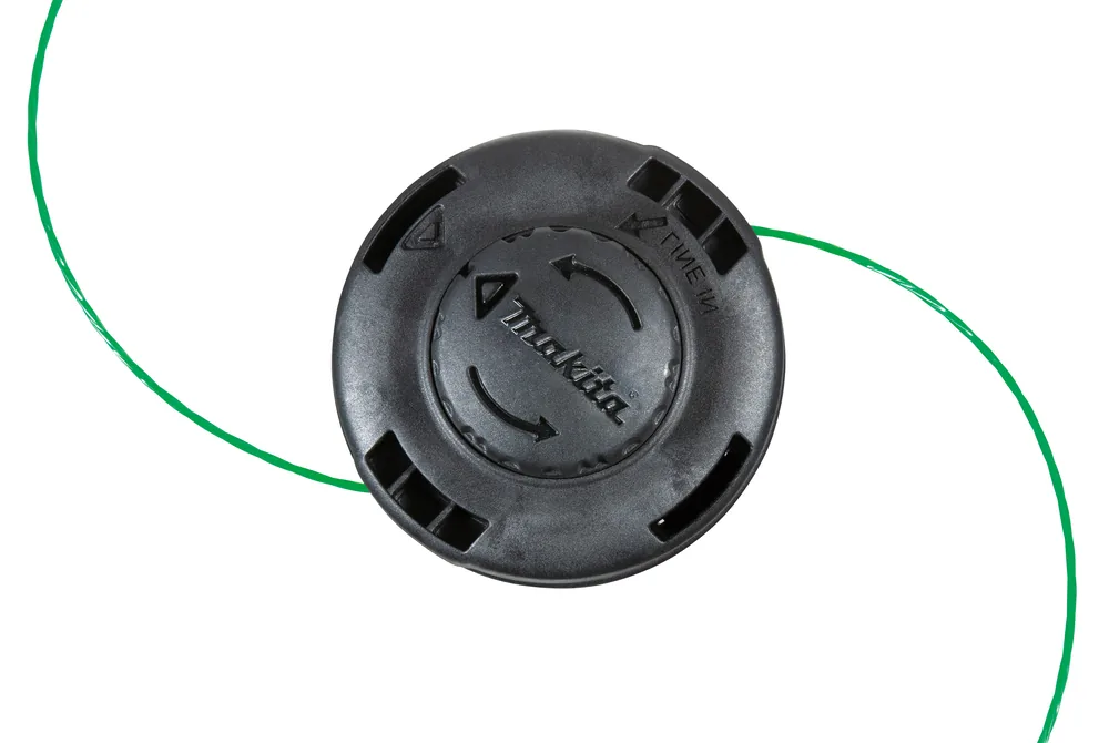 Makita 191D92-5 Tap&Go Trimmerkopf in Schwarz mit grünem Faden