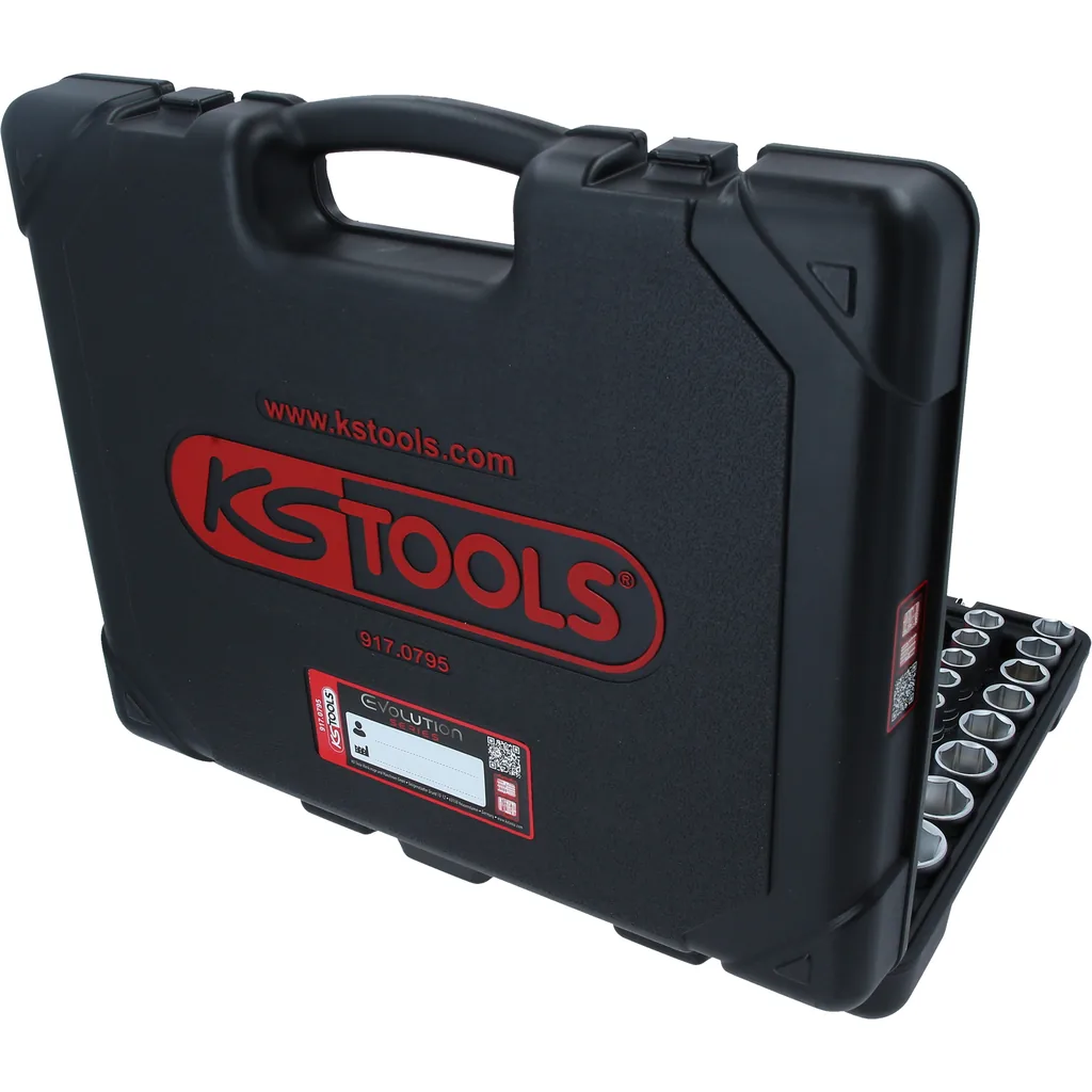 KS Tools Steckschlüssel-Koffer geschlossen, 195-teilig