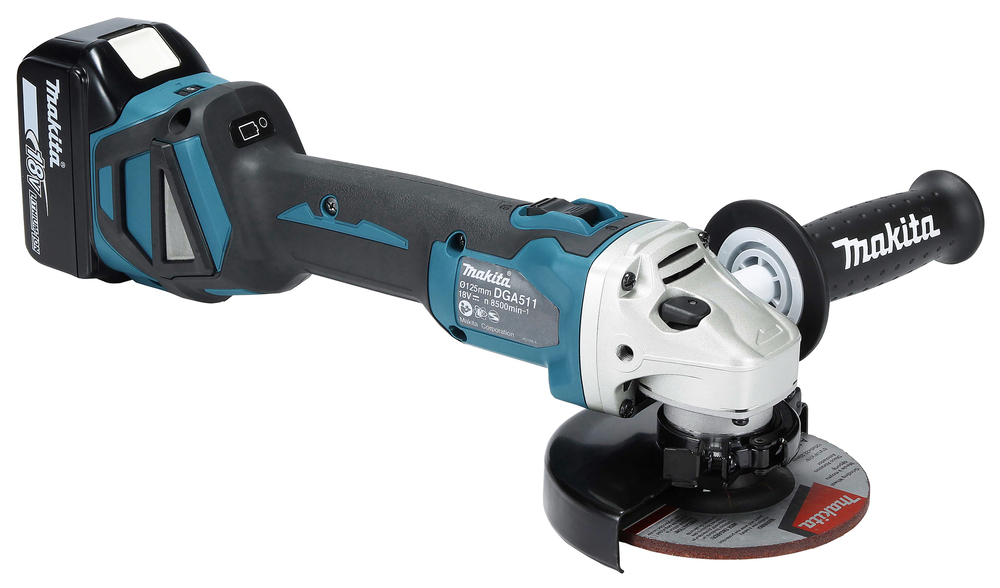 Makita DGA511RTJ Akku-Winkelschleifer – Leistungsstark und vielseitig für professionelle Anwendungen