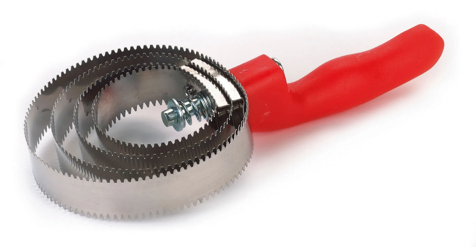 Kerbl Spiralstriegel beidseitig verwendbar mit rotem Griff