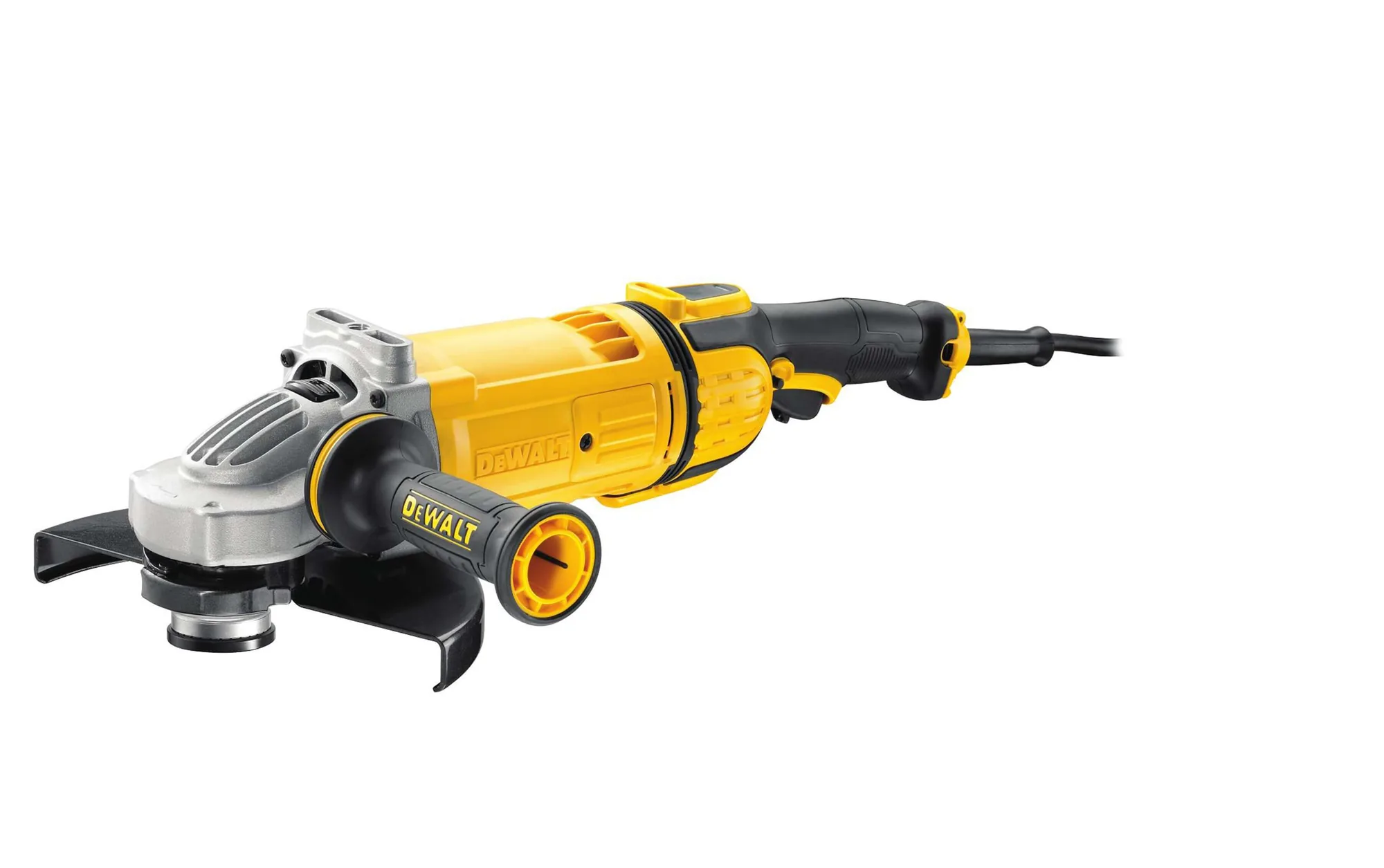DeWalt DWE4579 netzbetriebener Winkelschleifer mit 2600 Watt und 230-mm-Scheibe