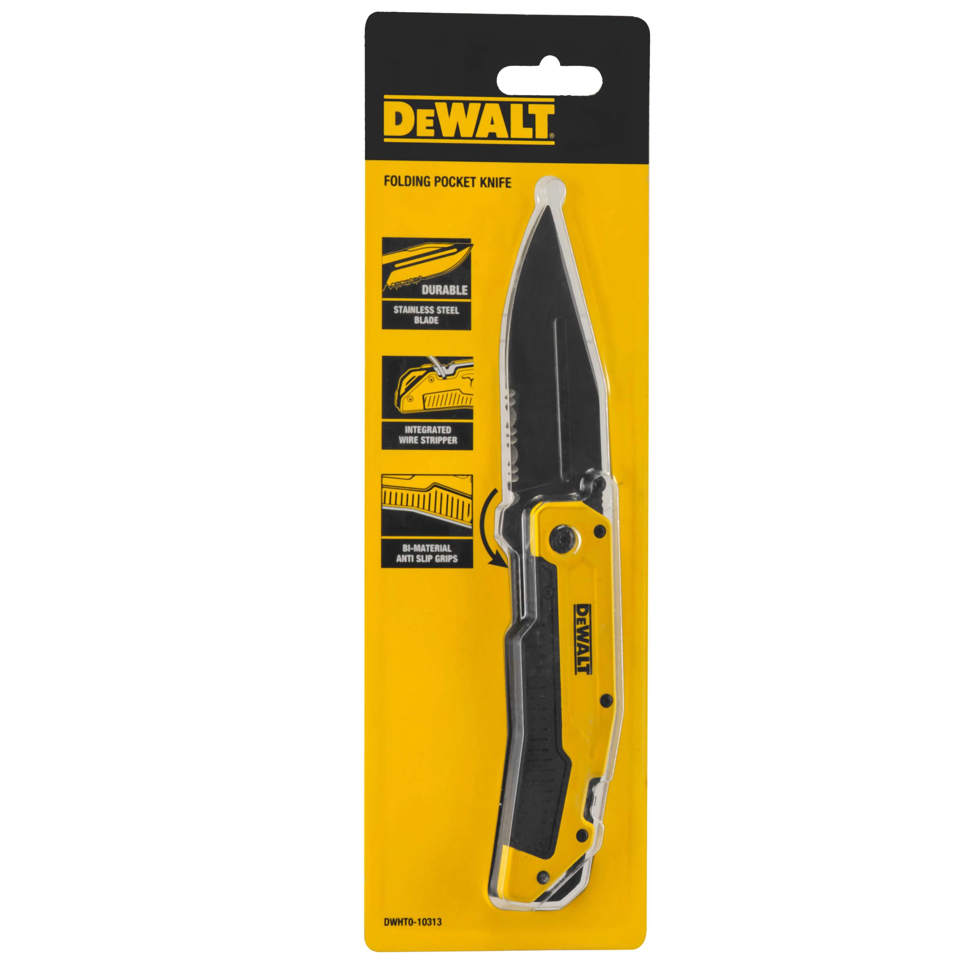 DeWalt DWHT0-10313 Premium Klappmesser – Robustes Taschenmesser für präzise Schnitte