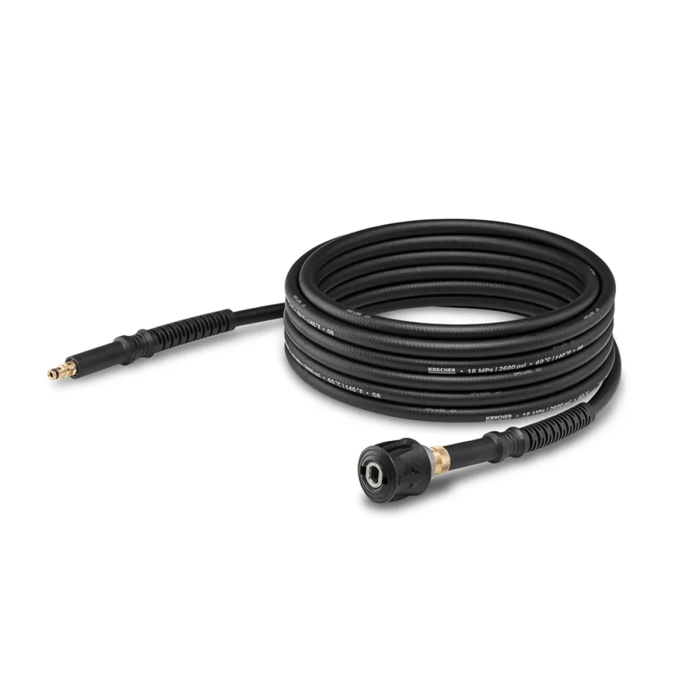 Kärcher Hochdruckschlauch-Verlängerung XH 10 Q, aufgerollter 10-m-Schlauch mit Quick Connect