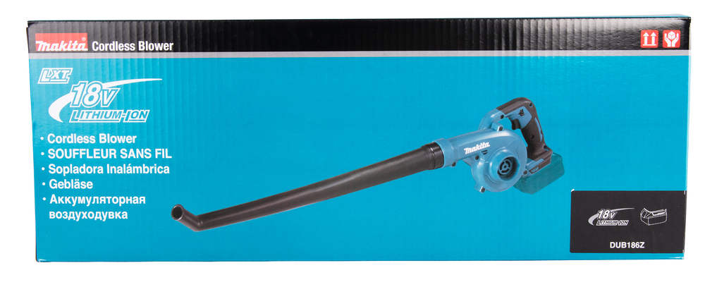 Makita DUB186Z Akku-Laubbläser – 18V, 68 m/s Luftgeschwindigkeit, 3, 2 m³/min Luftvolumen
