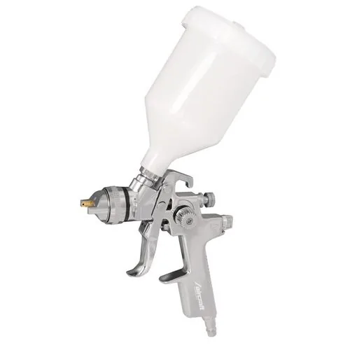 Aircraft PJ HVLP Druckluft-Lackierpistole mit weißem 750-ml-Fließbecher
