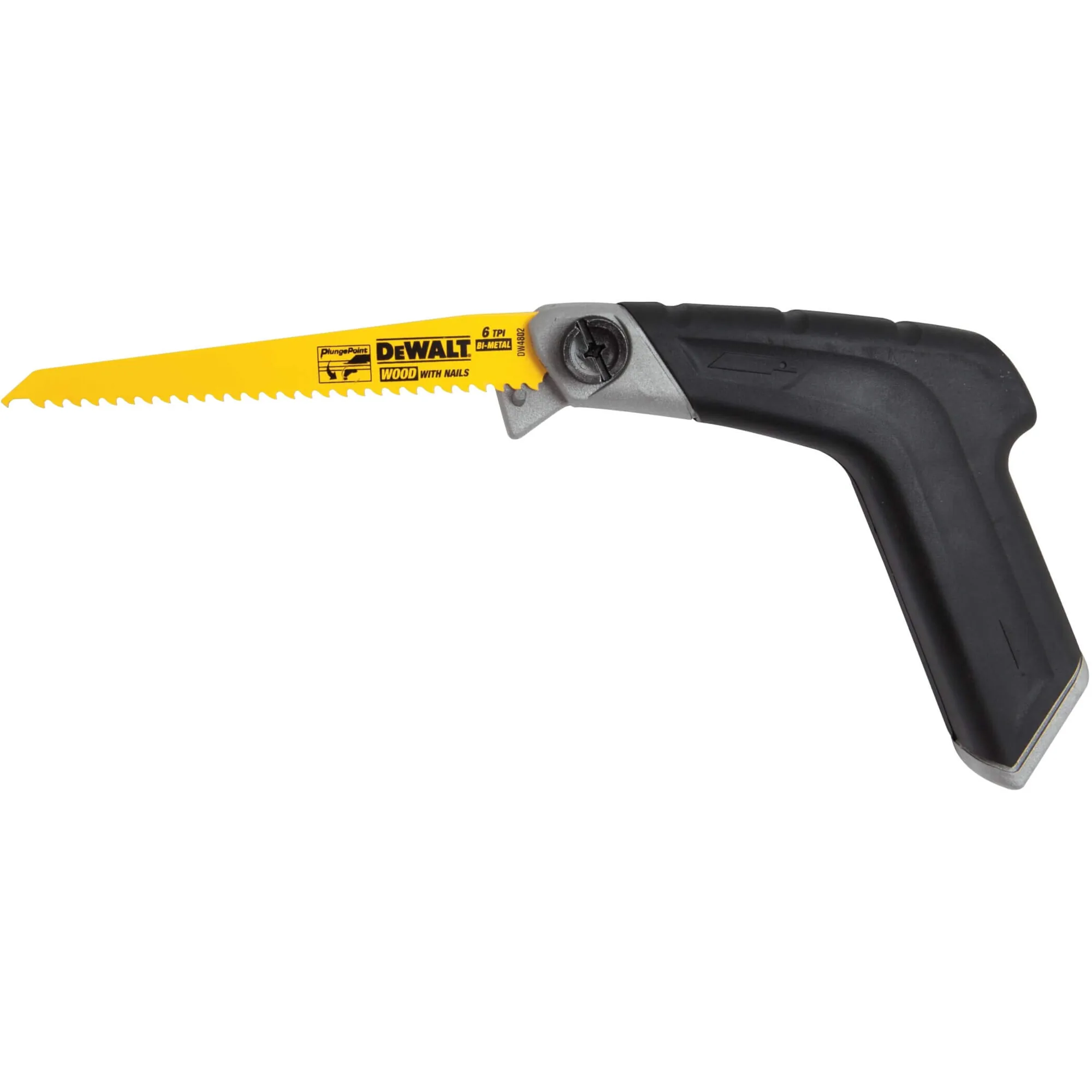 DeWalt DWHT0-20547 5-in-1-Bügelsäge mit Holzsägeblatt, Produktansicht freigestellt