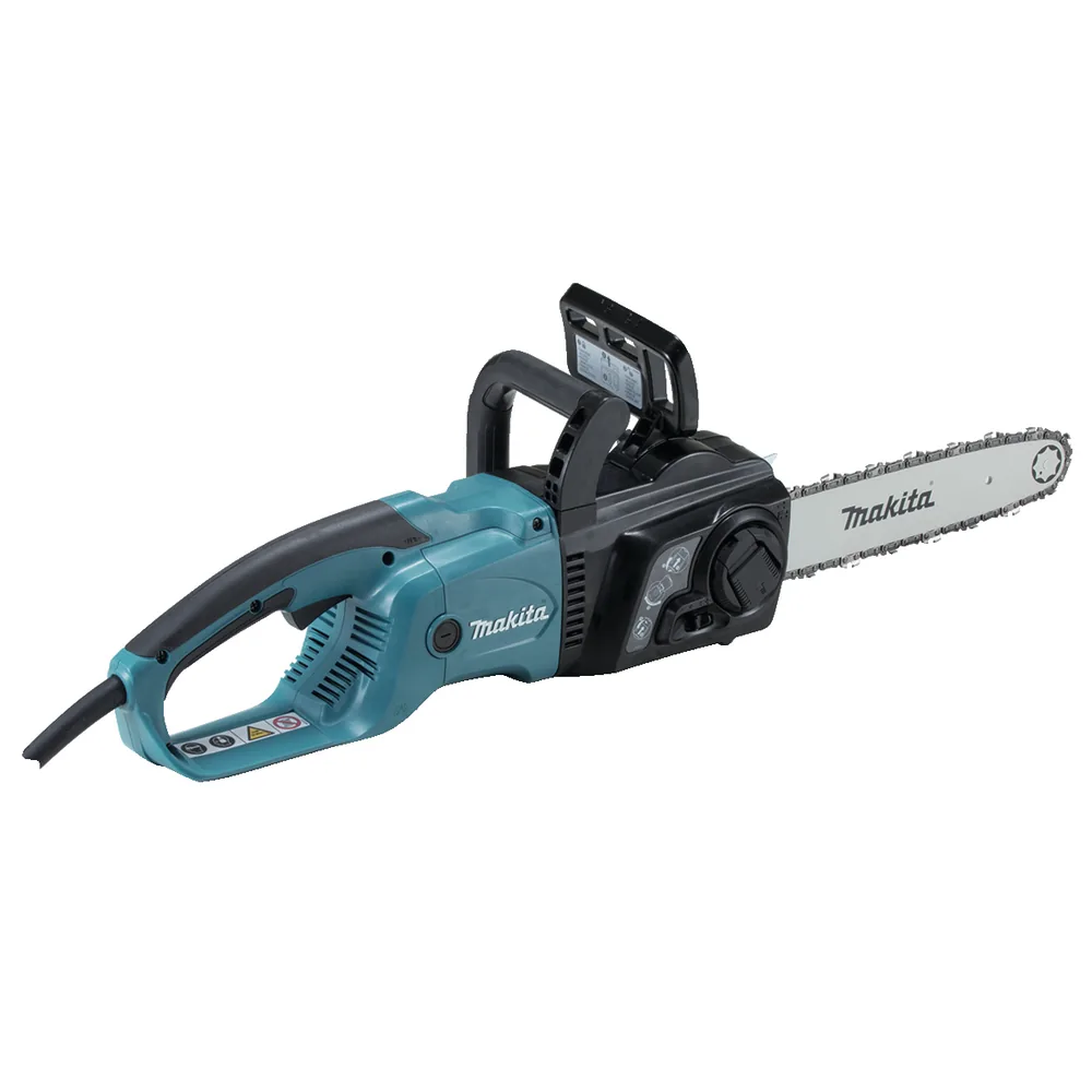 Makita Elektro-Kettensäge mit 2000 Watt und 40 cm Schwert in Türkis
