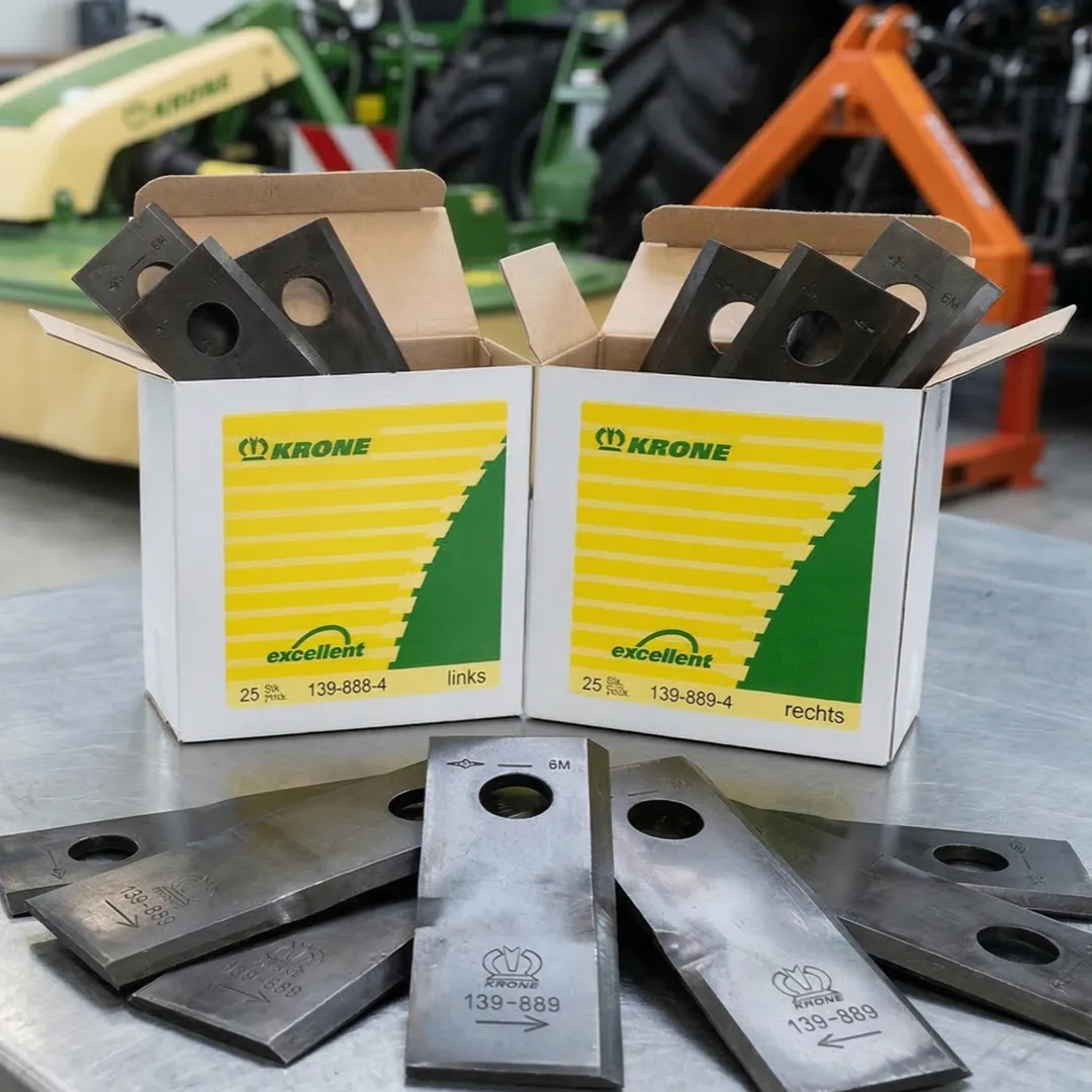Krone Original Klingen-Set für Mähwerk (2x25) – Links 00139888 / Rechts 00139889