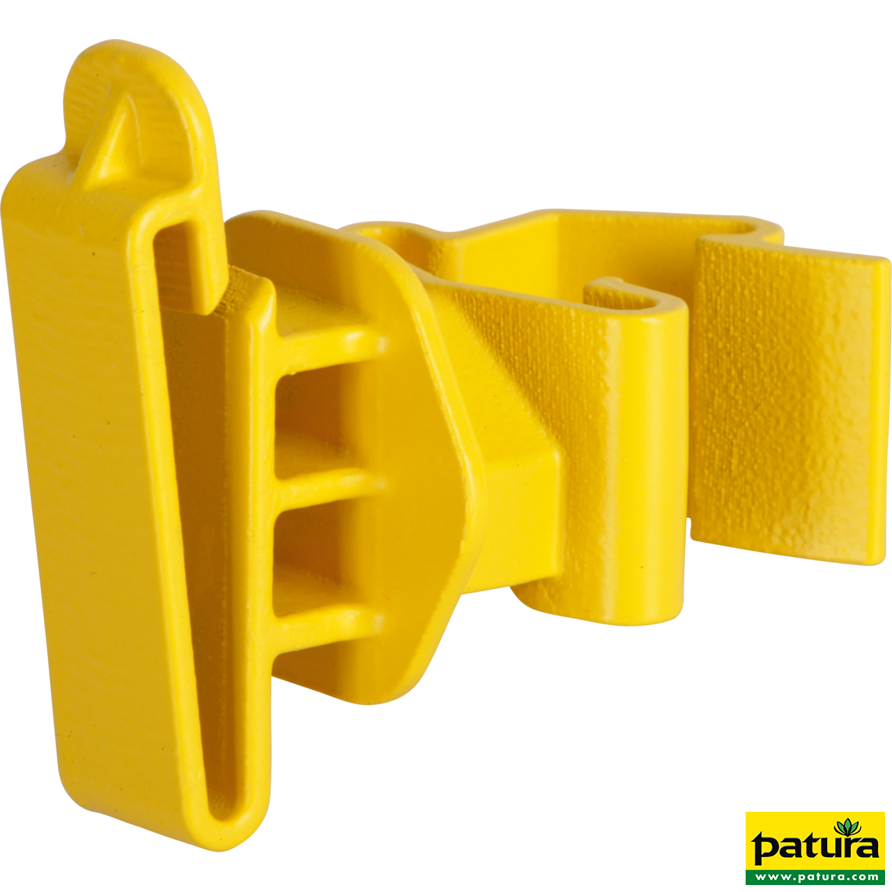 Patura Breitband-Isolator für T-Pfosten, gelb, 25 Stück