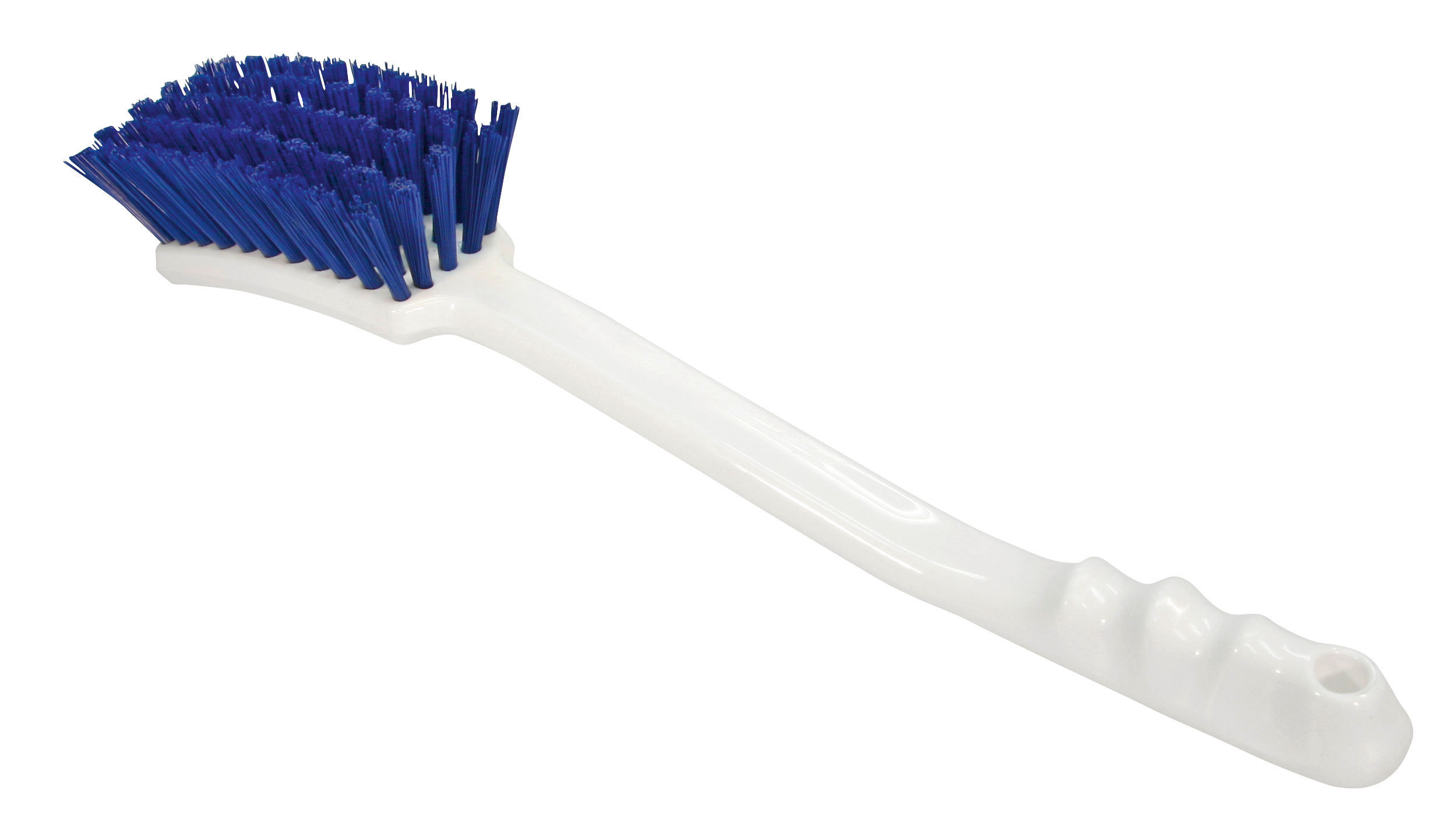 Stielbürste mit langem Griff Kerbl 29174, 40 cm, blauer PBT Besatz – Ideal für Landwirte und Tierhalter zur Stallhygiene und effizienten Tierpflege.