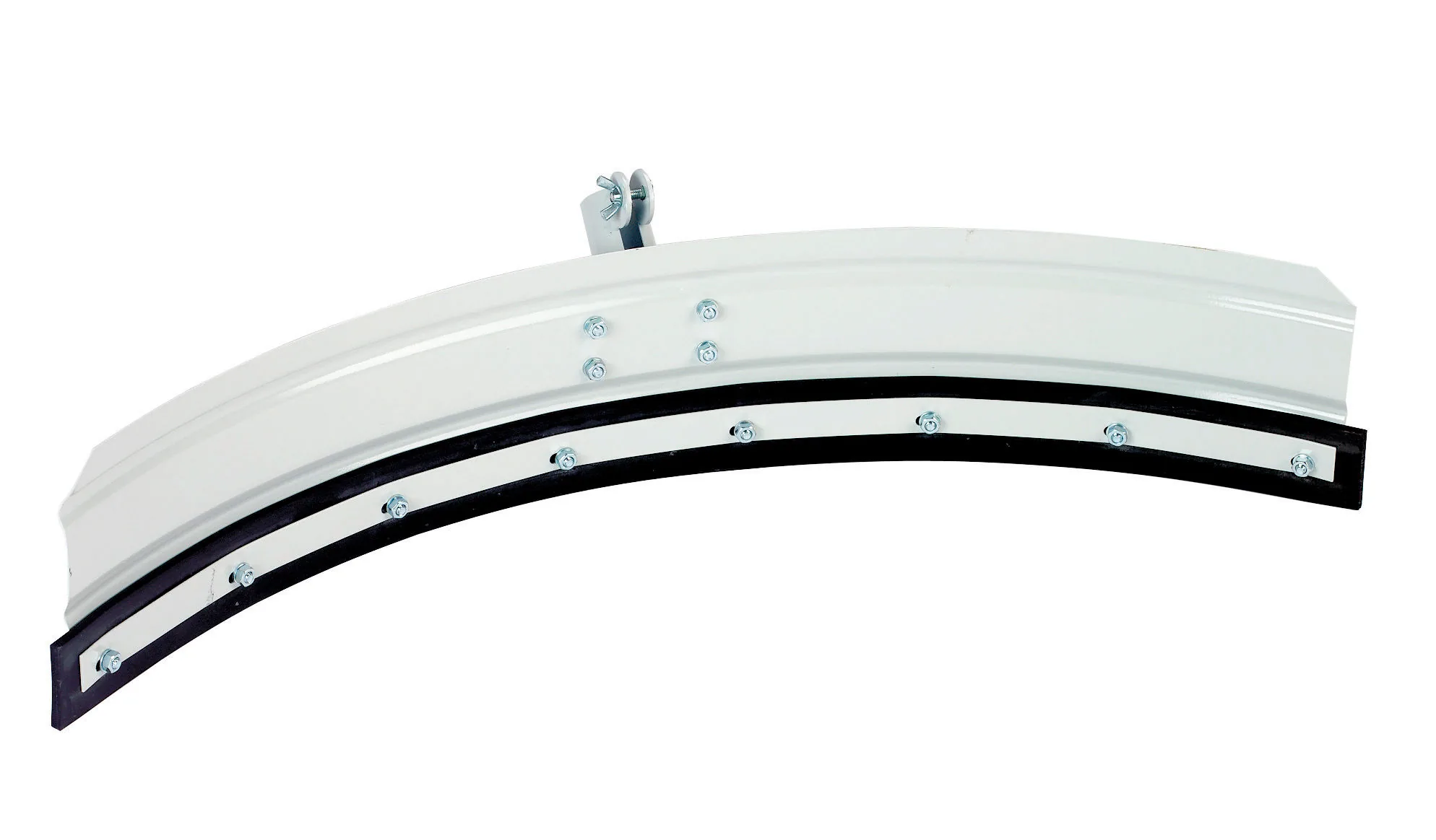 Kerbl Kot- und Gülleschieber rund 66 cm aus pulverbeschichtetem Stahl mit Abstreifgummi