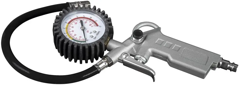 Güde Druckluft-Set Metall, Reifenfüller mit Manometer, Produktansicht freigestellt