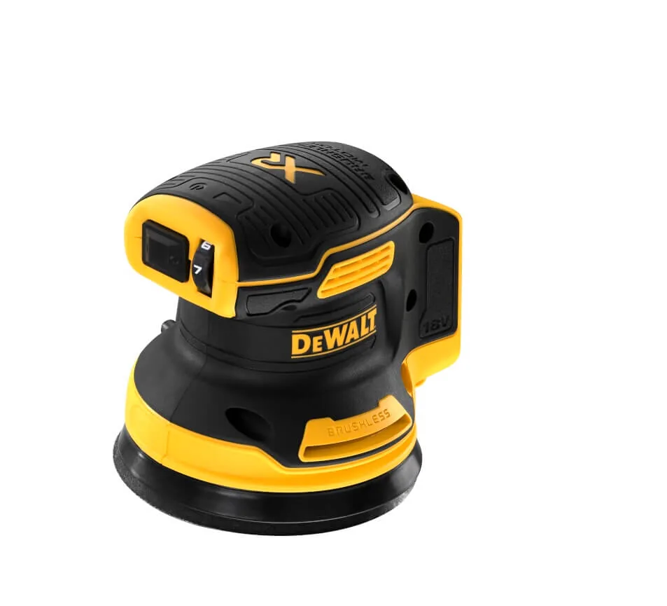 DeWalt DCW210 18V XR Akku-Exzenterschleifer in Gelb-Schwarz