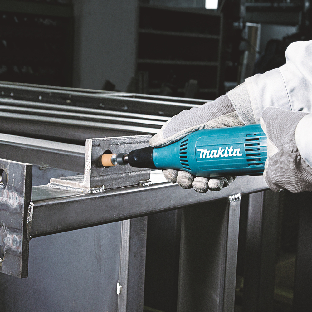 Makita GD0603 – Kompakter 240-Watt-Geradschleifer mit 28.000 U/min und 6-mm-Spannhülse
